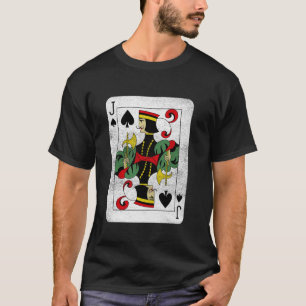 Camiseta Jack Spades Jugando Cartas como vestuario de la fi