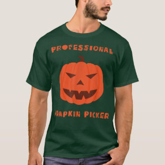 Camiseta Jack tallado en Halloween, escogedor de calabaza p