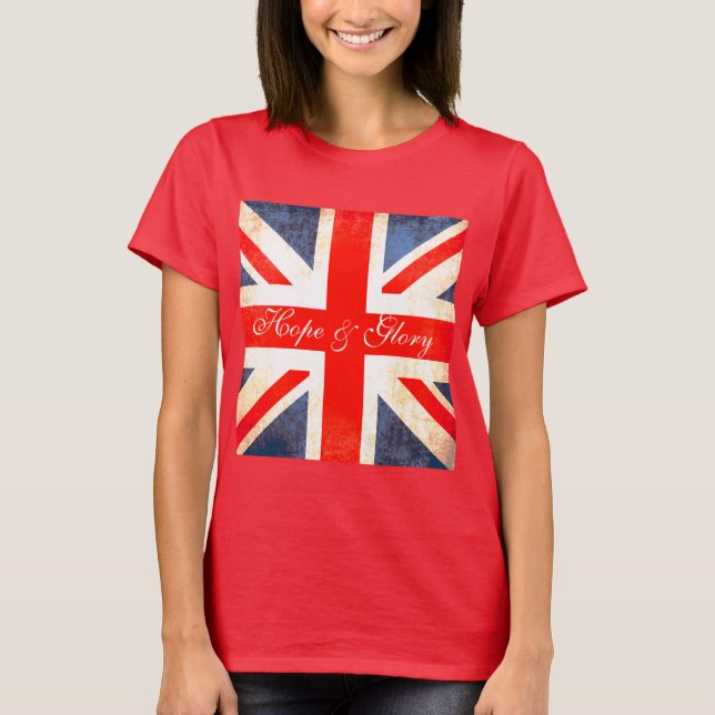 Camiseta Jack, unión británica de la esperanza y l (Anverso)