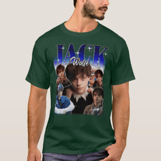 Camiseta Jack Wolfe Collage Estético Retro Arte de Fan vint
