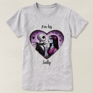 Camiseta Jack y Sally Gótico Valentine
