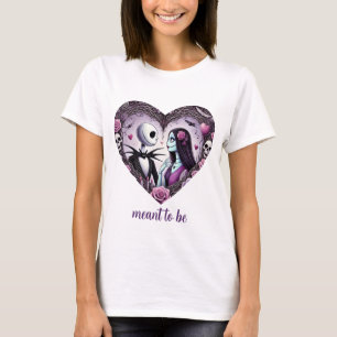 Camiseta Jack y Sally Gótico Valentine