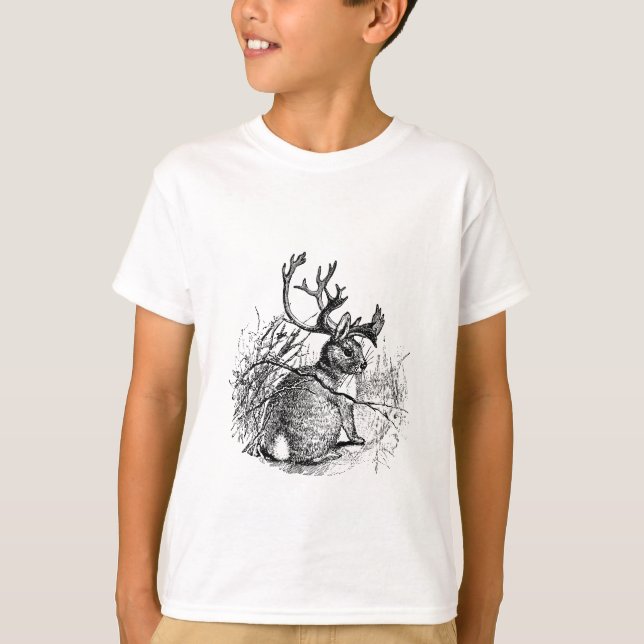 Camiseta jackalope (Anverso)