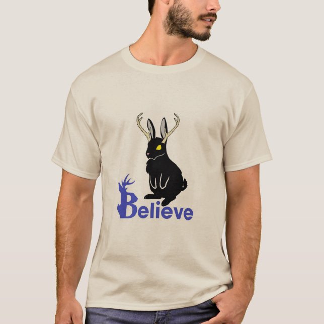 Camiseta Jackalope: Creer (Anverso)