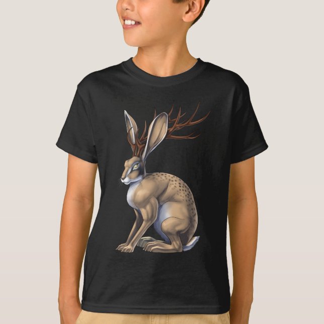 Camiseta Jackalope Cryptid Animal (Anverso)