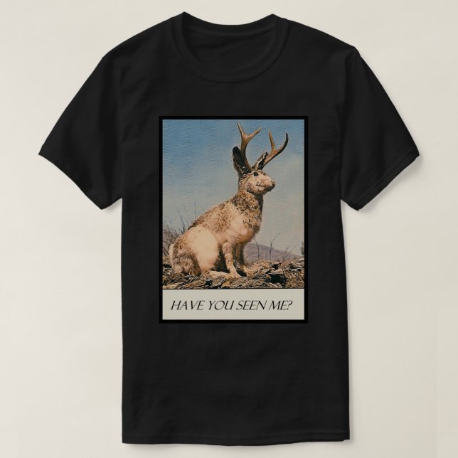 Camiseta Jackalope Me Has Visto (Diseño del anverso)