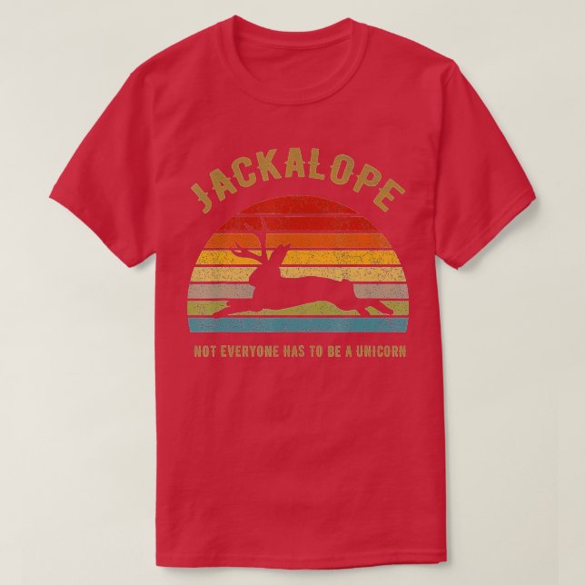 Camiseta Jackalope No todos tienen que ser unicornios (Diseño del anverso)