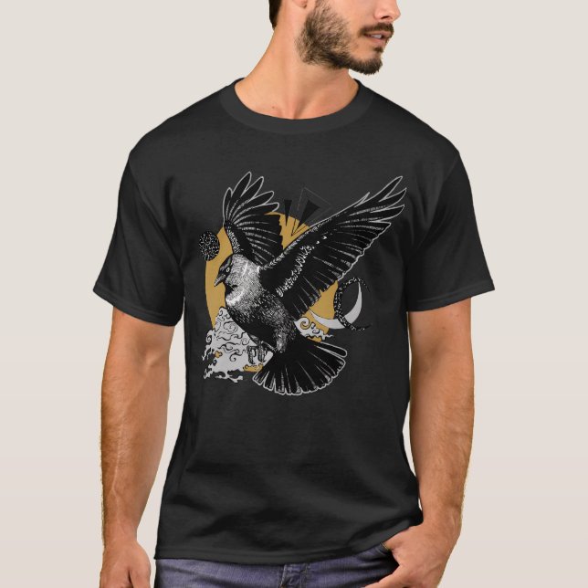 Camiseta Jackdaw Gold Moon (Anverso)