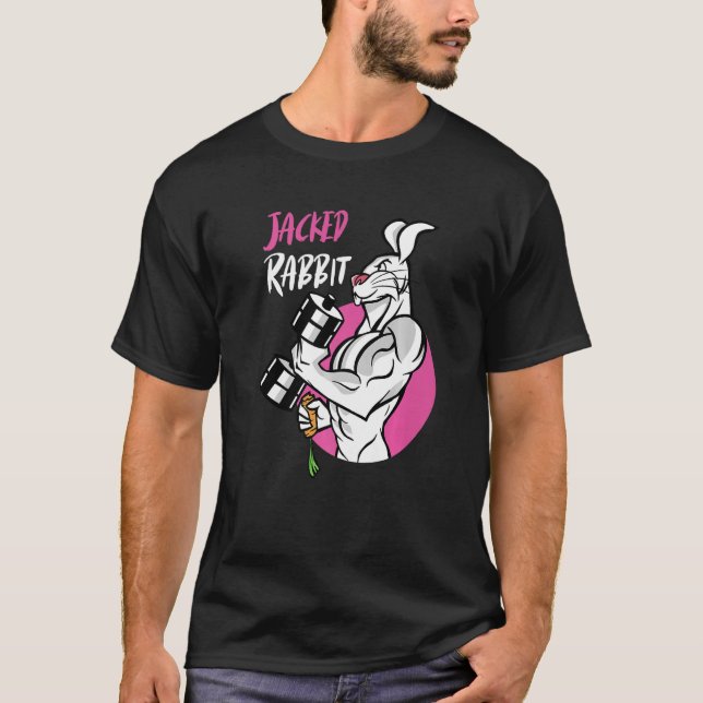Camiseta Jacked Rabbit Gym Rabbit Jumpy Rabbits Premium (Anverso)