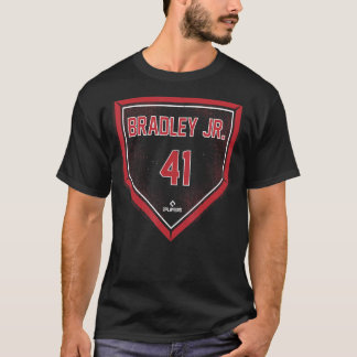 Camiseta Jackie Bradley Jr Home Plate Gameday Jackie Bradle