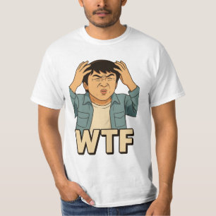 Camiseta Jackie Chan WTF Meme T-Shirt - Ghibli Art Style