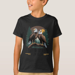 Camiseta Jackie Y La Naturaleza Del Águila Calva En Sombra 