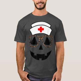 Camiseta Jackolantern de gafas de leopardo de las bompkin d