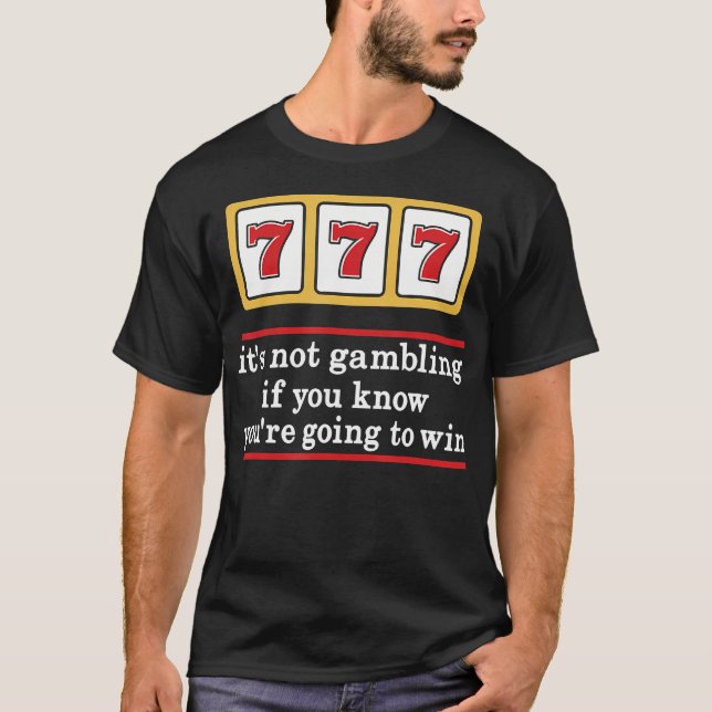Camiseta Jackpot 777 Slot Machine Casino Lucky Gambling Gam (Anverso)