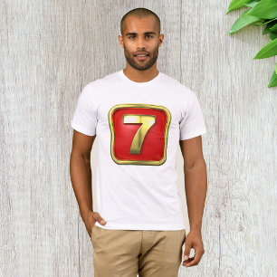 Camiseta Jackpot Casino Número 7 de Oro