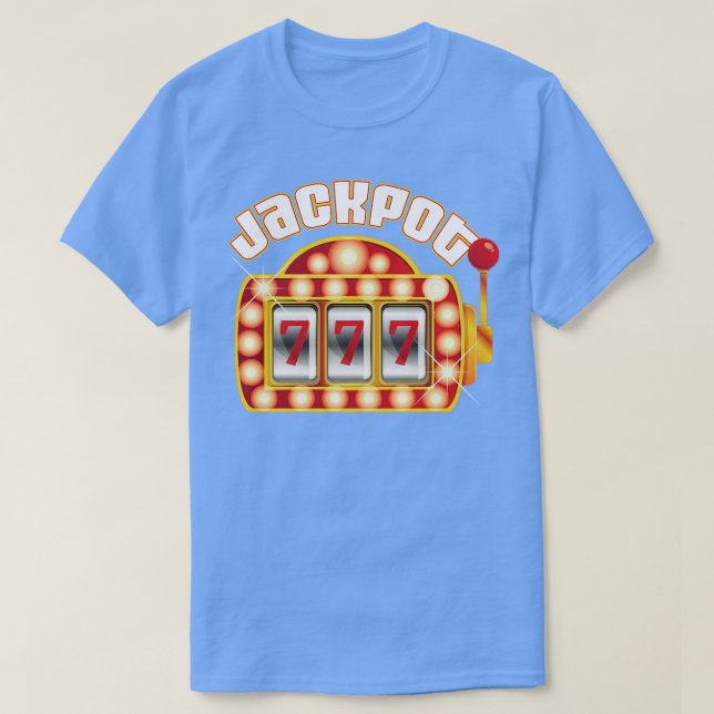 Camiseta Jackpot Gambler Gamble Slot Machine (Diseño del anverso)