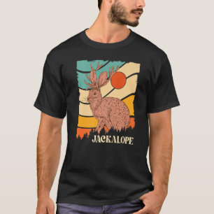 Camiseta Jackrabbit Desert Mountain Cactus Sunshine Animal