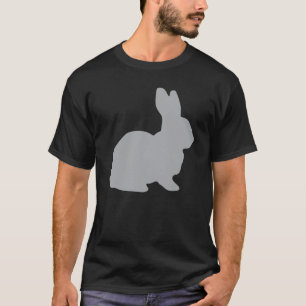 Camiseta Jackrabbit gris de Lapin del conejito del conejo