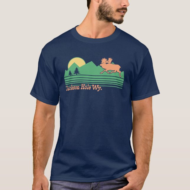 Camiseta Jackson Hole Wyoming (Anverso)