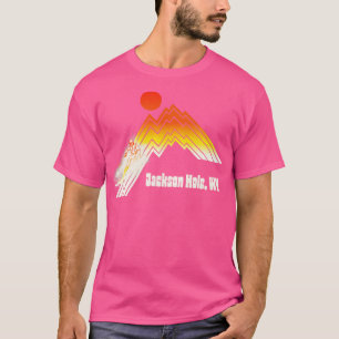 Camiseta Jackson Hole Wyoming estilo de recuerdo retro de l