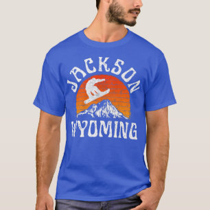 Camiseta Jackson Hole Wyoming Nature Ski Snowboard Mountain
