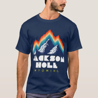 Camiseta Jackson Hole WyomingSki Resort 1980 Retro