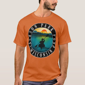 Camiseta Jackson Park Pond Wisconsin Kayaking