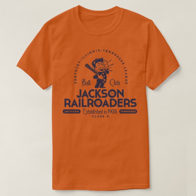 Camiseta Jackson Railroaders (Diseño del anverso)