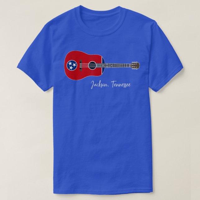 Camiseta Jackson Tennessee Guitar  (Diseño del anverso)