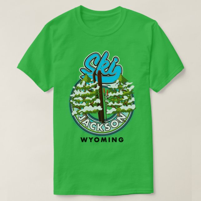 Camiseta Jackson Wyoming USA (Diseño del anverso)