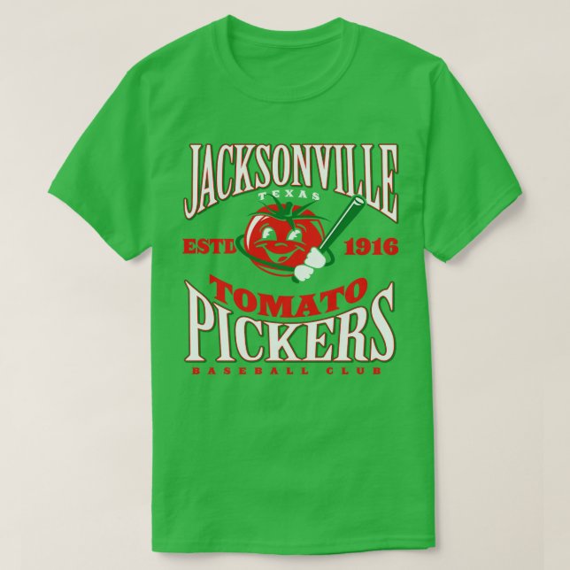 Camiseta Jacksonville Tomato Pickers (Diseño del anverso)
