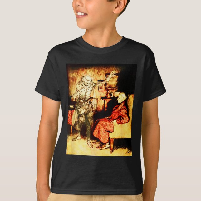 Camiseta Jacob Marley Ghost Scrooge Bah Humbug Christmas Ca (Anverso)