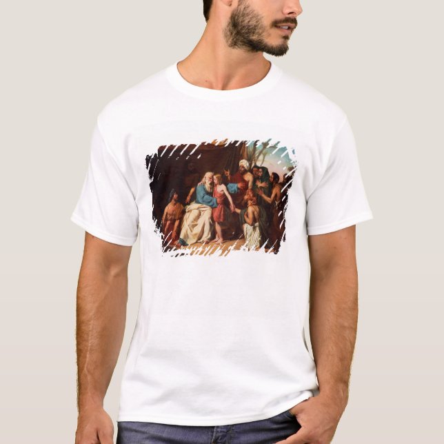 Camiseta Jacob que rechaza lanzar a Benjamin, 1829 (aceite (Anverso)