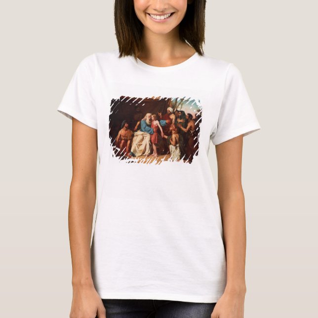 Camiseta Jacob se niega a liberar a Benjamin, 1829 (aceite  (Anverso)