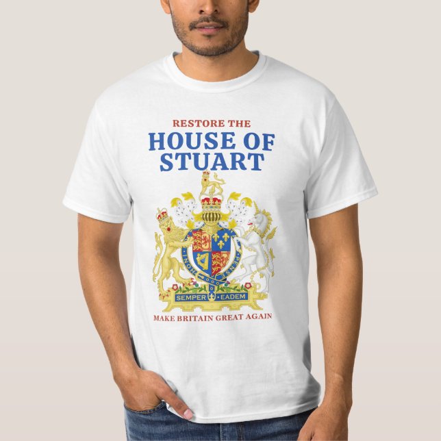 Camiseta Jacobite Stuart Monarchist (Anverso)