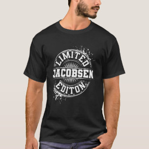 Camiseta Jacobsen Apellido Divertido Árbol Genealógico Cump