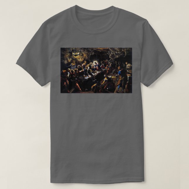 Camiseta Jacopo Tintoretto Última Cena Tintoretto (Diseño del anverso)