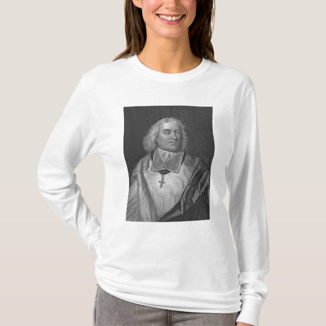 Camiseta Jacques Bossuet, grabado por el leñador de Richard (Anverso)