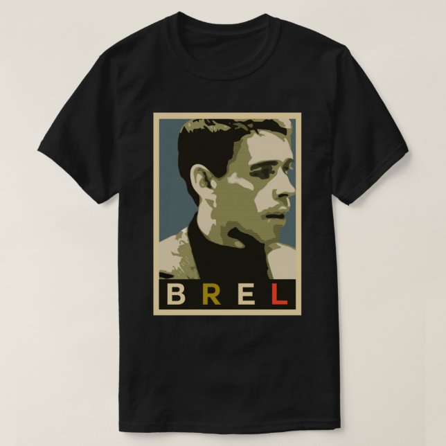 Camiseta Jacques Brel Classic T-Shirt (Diseño del anverso)