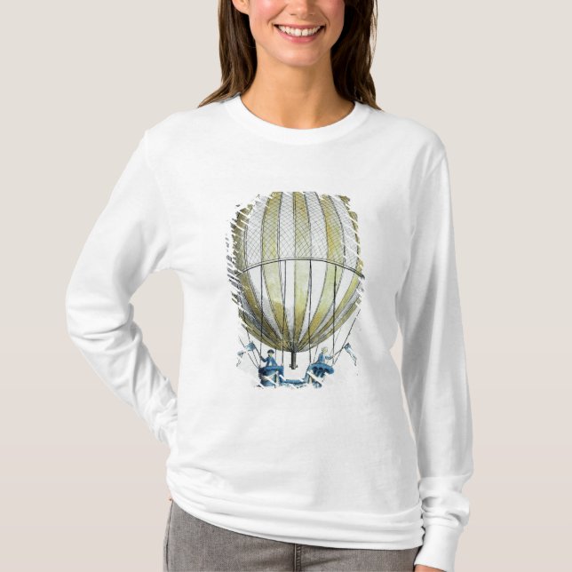 Camiseta Jacques Charles y globo de Nicholas Roberto (Anverso)