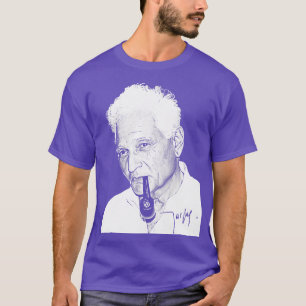 Camiseta Jacques Derrida Filósofo Fan Art Design