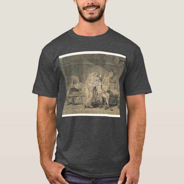 Camiseta Jacques-Louis David - París y Helena (Anverso)