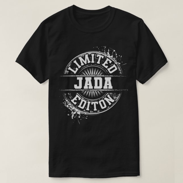 Camiseta JADA Limited Edition Funny Personalized Name Gift  (Diseño del anverso)