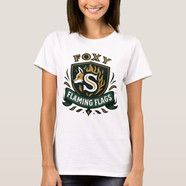Camiseta Jade Elegance (Banderas Foxy) (Anverso)