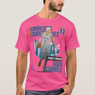 Camiseta Jaden Mcdaniels Basketball Art Timberwolve 1