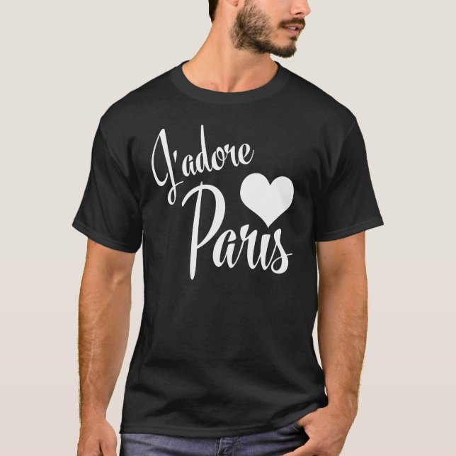 Camiseta J'Adore París - amor París de I (Anverso)