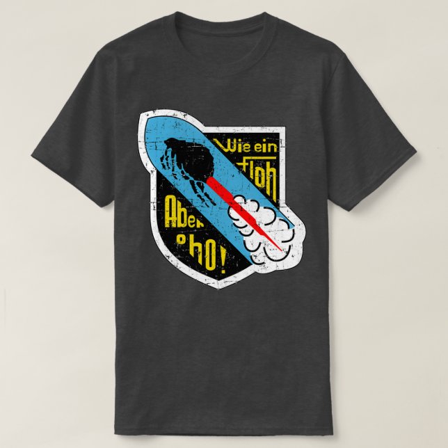 Camiseta Jagdgeschwader 400 Messerschmitt Me 163 Komet Grun (Diseño del anverso)