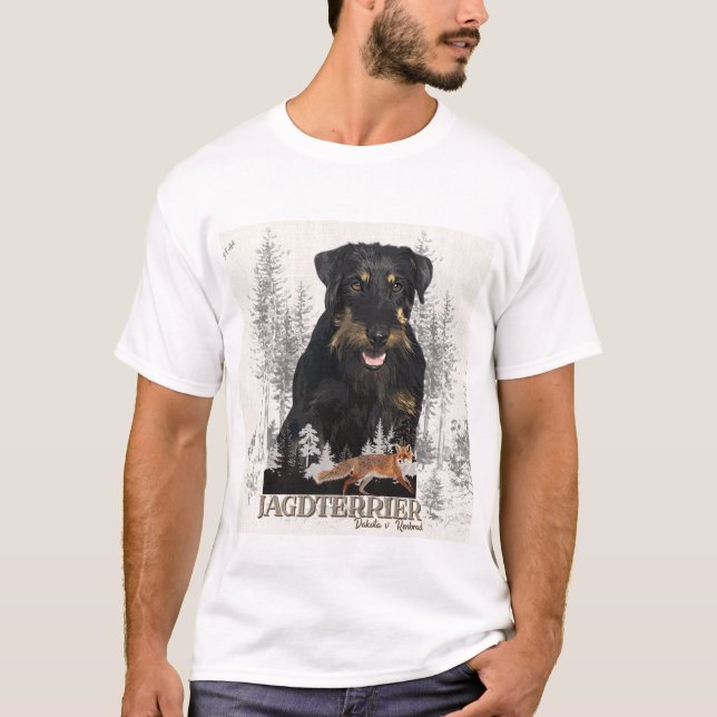 Camiseta Jagdterrier Dakota v. Renbrad Faux Canvas Print Ac (Anverso)