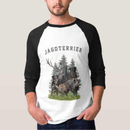 Camiseta Jagdterrier Pegatina Monstruo de vidrio de almohad