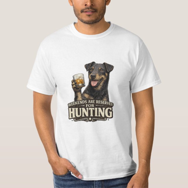 Camiseta Jagdterrier Perro Divertido de Caza (Anverso)